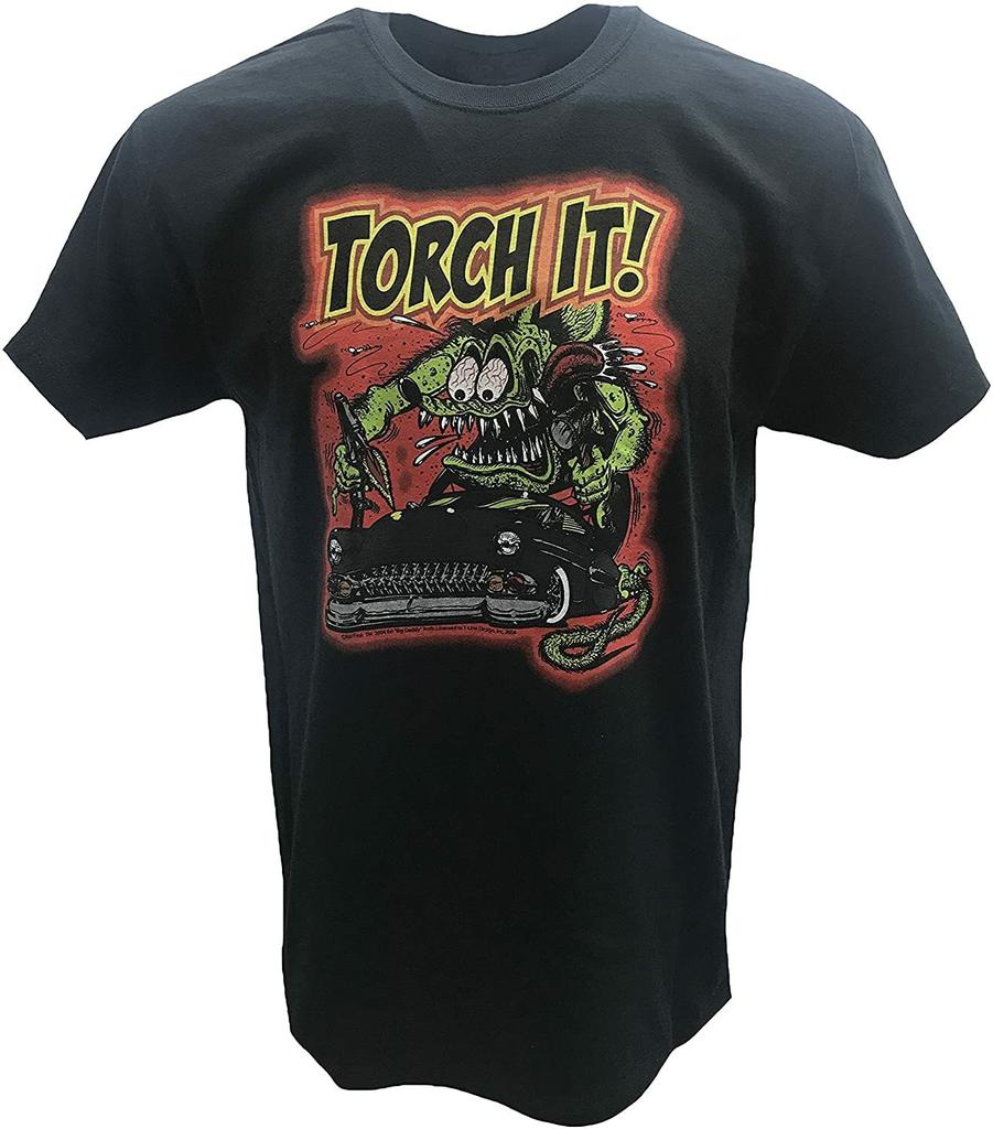 RAT FINK ED ROTH BIG DADDY TORCH IT T-SHIRT