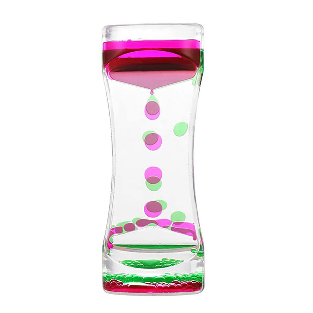 1/2/3/6 шт. Жидкостный пузырьковый механизм, песочные часы, жидкий пузырьковый таймер, крутые украшения для офисного стола, украшения для детей и взрослых, подарочные изделия