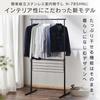 IRIS OHYAMA STMH-790 Resin Clothes Dryer, Easy Assembly Style, Folds Up and Can Be Used As a Towel Hanger, Black