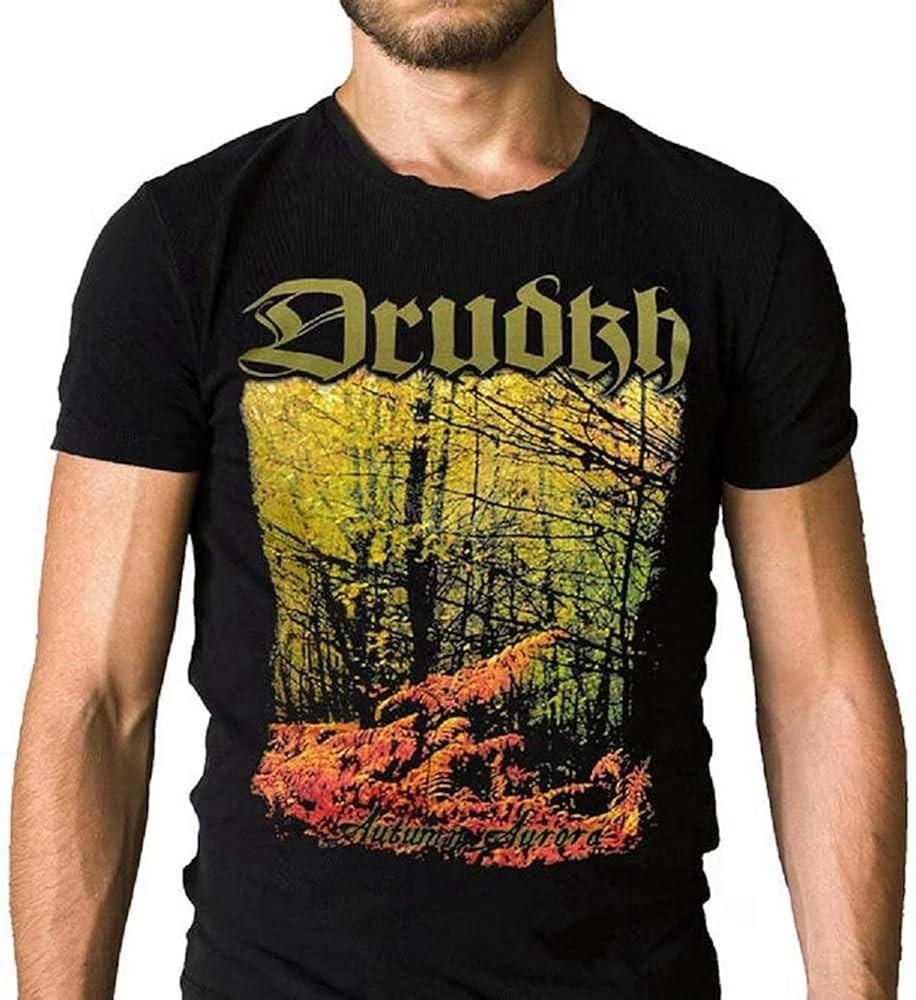 Футболка с альбомом группы Drudkh 'Autumn Aurora' 2004 года, все размеры от S до 5XL, BL570, унисекс