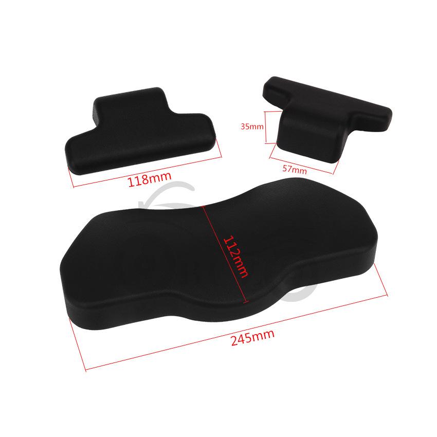 Universal Aluminum Motorcycle Rear Seat Handrail with Armrest for R1200ADV Adventure Bike