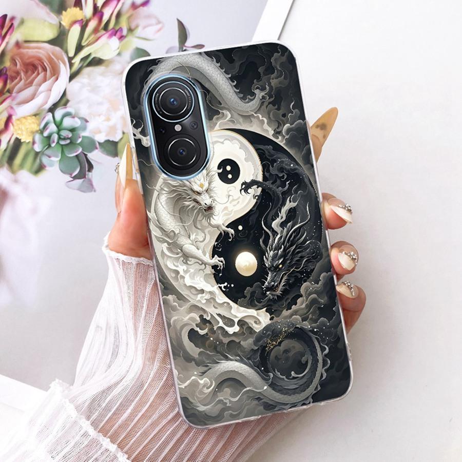 For Huawei Nova 9 SE Case JLN-LX1 Cover Butterfly Painted Silicone Soft Back Case For Huawei Nova9 Nova 9Pro Protective Shell