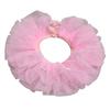 Victorian Ruffled Mesh Detachable False Collar Shawl for Children Girls Retro 3 Layered Tulle Neck Ruff Cosplay Choker
