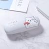Hard Leather Spectacle Cases Cute Pattern Eyewear Protector Fashion Glasses Case  Men