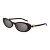 Plastic Oval Sunglasses Women's Tortoiseshell Frame