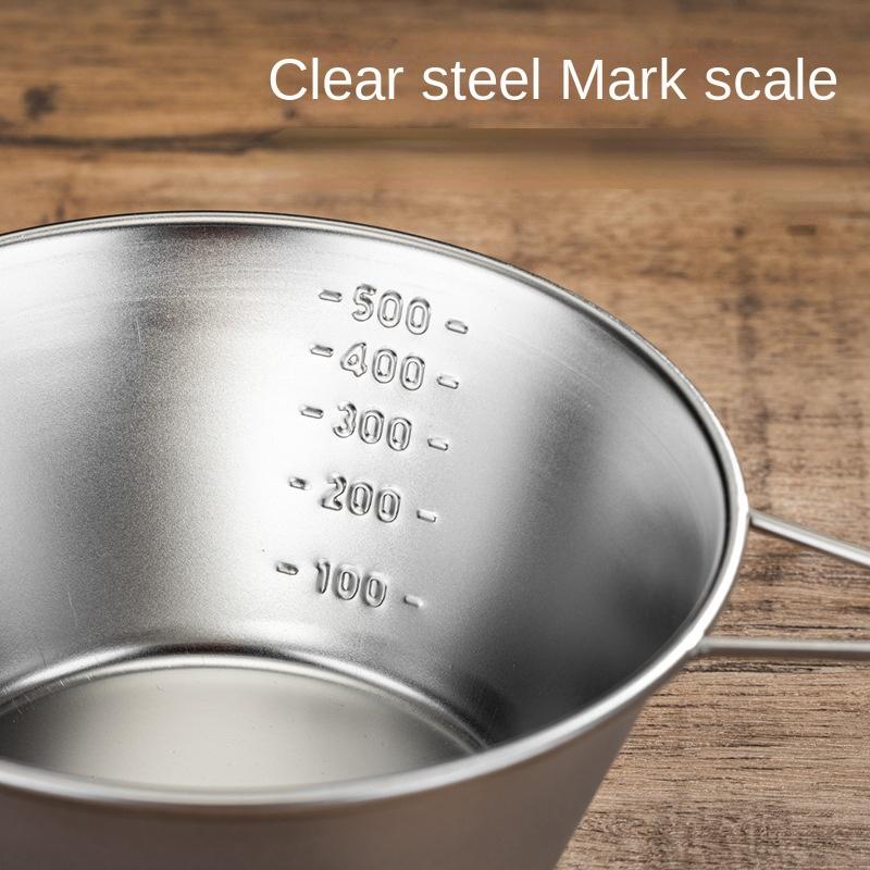 Складная снежная чаша из нержавеющей стали 304 для пикников, барбекю, портативного кемпинга, подвесная складная чаша для кемпинга на открытом воздухе