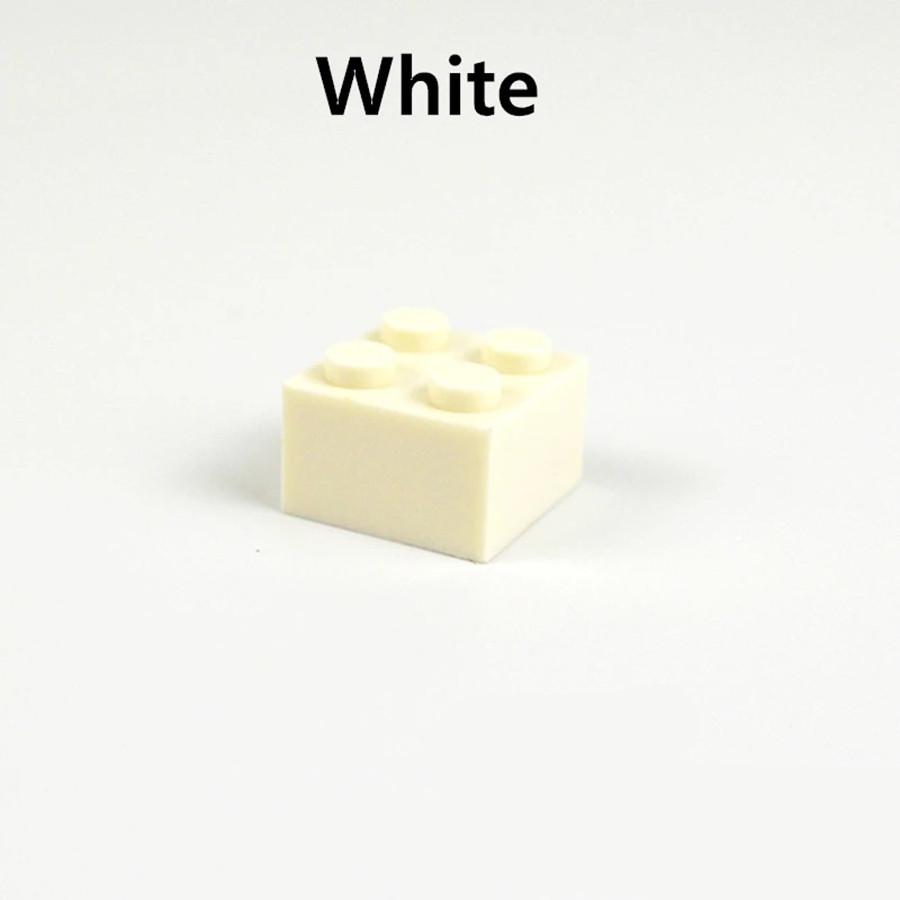 20 шт. 2*2 точечные толстые кирпичи, разноцветные строительные блоки 3003 MOC, образовательный творческий набор для самостоятельного изготовления, детские игрушки для самостоятельного изготовления кирпичей