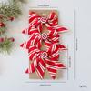 Christmas bow decoration pendant, Christmas scene arrangement fabric Christmas tree decoration bow