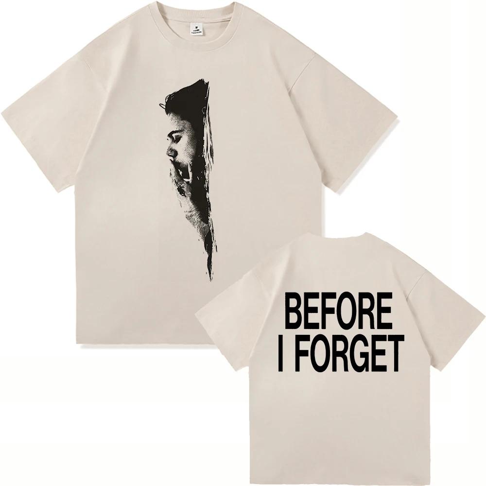 The Kid Laroi Before I Forget Tee Shirt 2026 New Album UnisexWomen Clothing Harajuku High Quality Tops Cotton TShirts Vintage