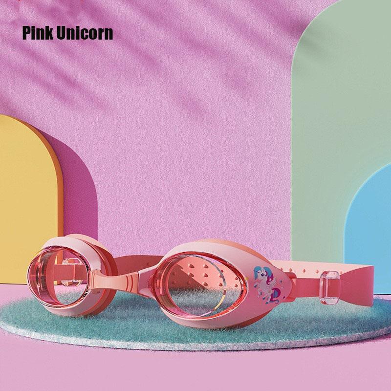 Детские очки для плавания Водонепроницаемые и с защитой от запотевания Высокочеткие Мультяшные Профессиональные очки для плавания для мальчиков и девочек