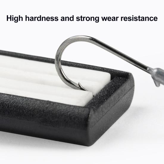 Точилка для рыболовных крючков, выдвижной точильный камень, керамический напильник для рыболовных крючков, портативная шлифовка крючков