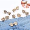 Zinc Zinc Alloy Cat Claw Jean Fit Tighten Buckles Waist Buckle Jean Buttons for Loose Jeans Jeans