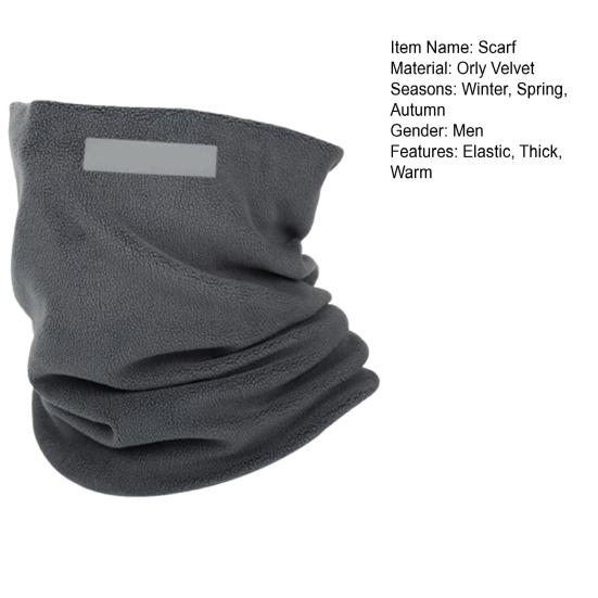 Мужской шарф, толстый, теплый, эластичный, вязаный, нескользящий, многофункциональный, легкий, ветрозащитный, для езды на велосипеде, утеплитель для шеи, повязка на голову, зимняя повязка на шею