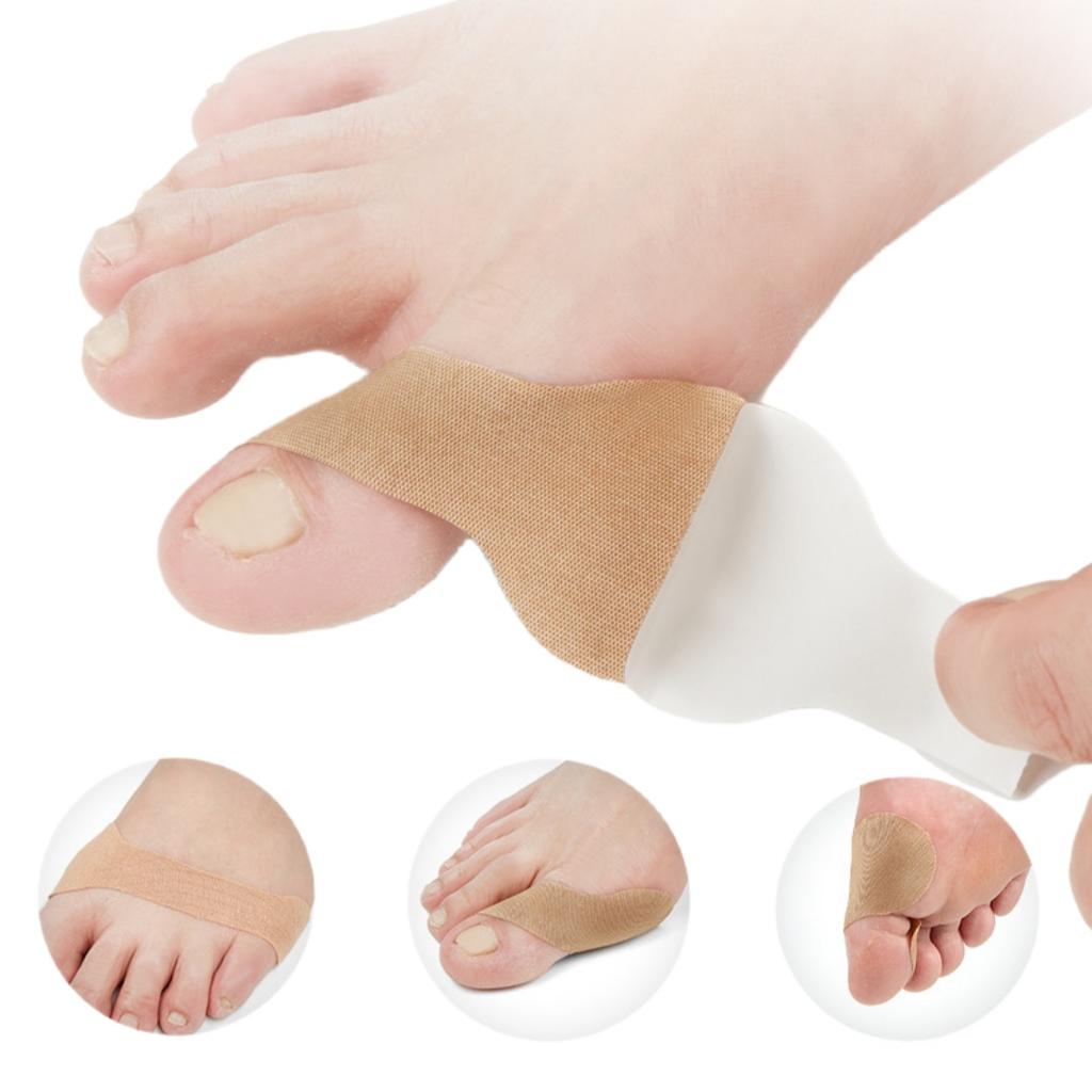 20Pcs Finger Protector Sticker Foot Patches Anti Wear Patch Hallux Valgus Orthopedic Patch Bunion Correction Patch Toe Separator