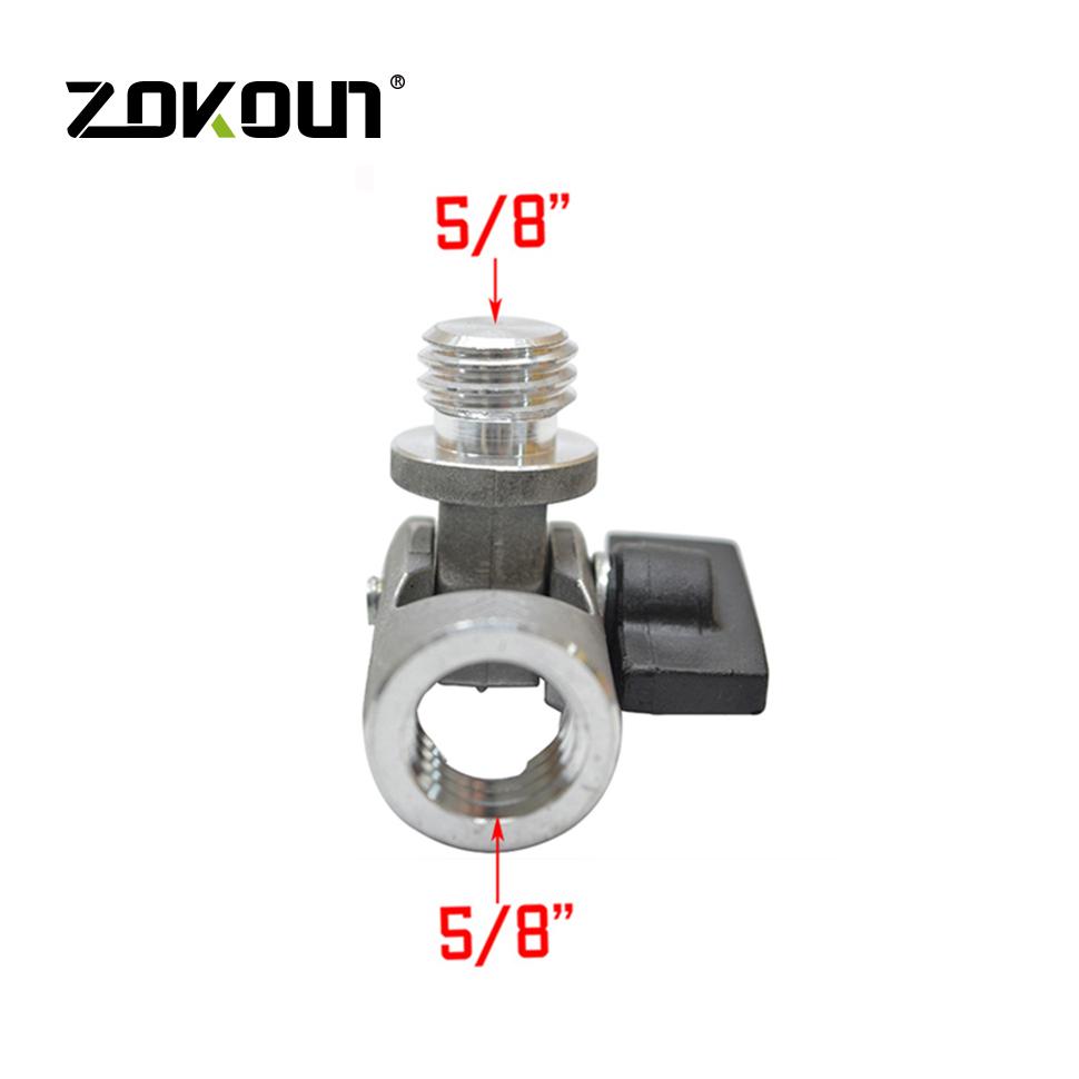 ZOKOUN Соединение адаптера штатива 1/4" или 5/8" для лазеров с резьбой 1/4" и 5/8", лазерных нивелиров, штативов для измерения расстояний.