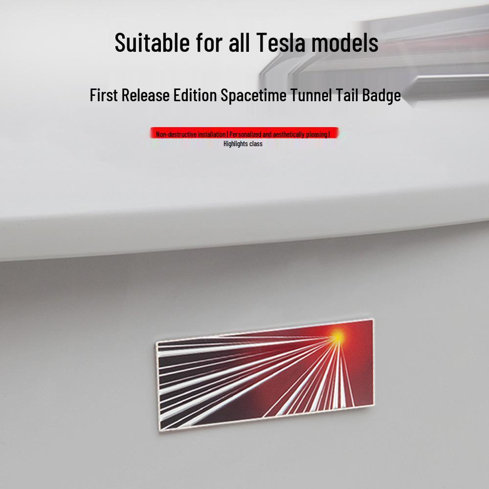 Индивидуальная высокопроизводительная наклейка на задний значок для Tesla Model Y/3