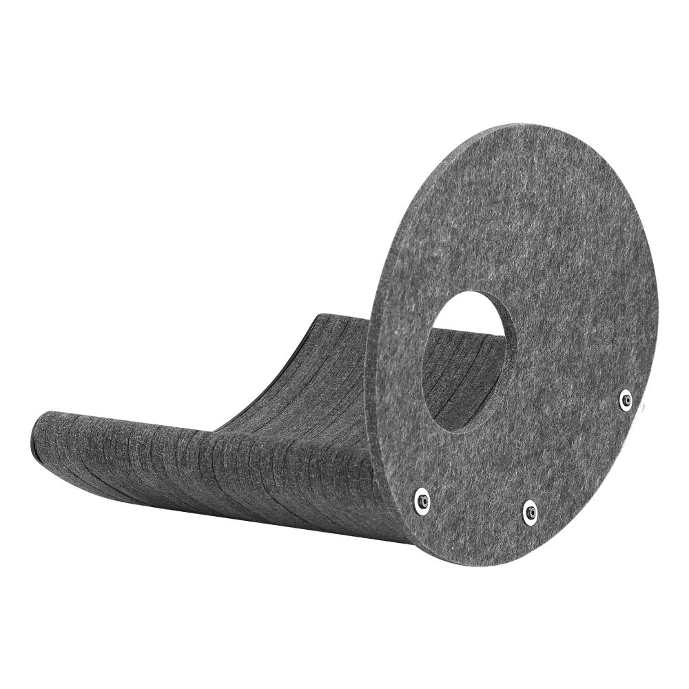 Настенный кошачий насест с длинной рамой, плавающий гамак, фетровая кошачья кровать, улучшенная кошачья мебель для лазанья для домашних кошек