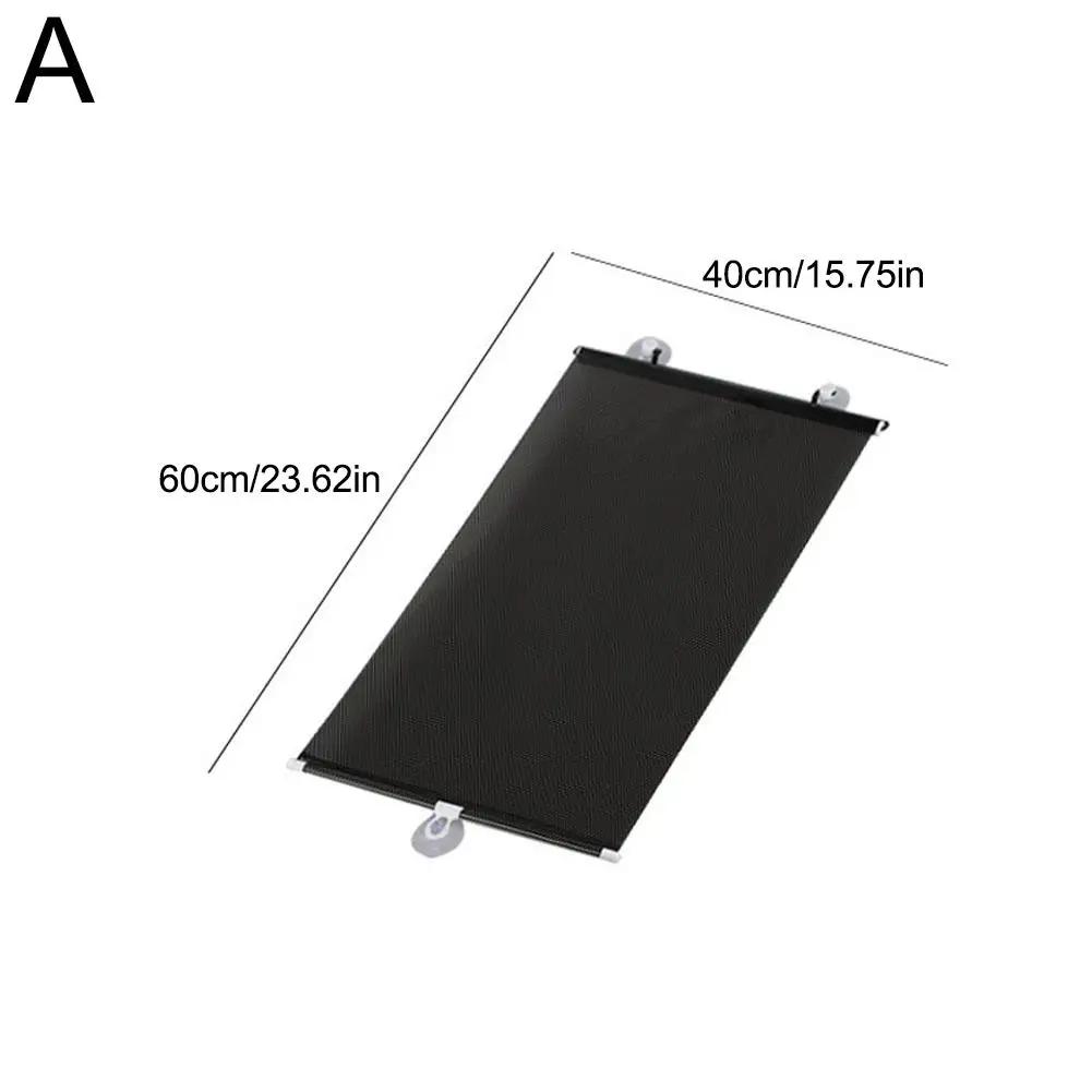 Универсальные рулонные шторы с присоской, солнцезащитный козырек, затемняющий, для спальни, окна, солнцезащитные, для автомобиля, выдвижные кухонные шторы, для офиса, Cu P3A5