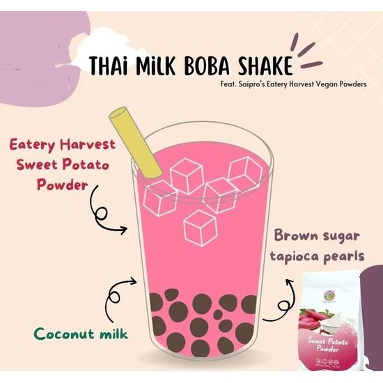 Порошок батата EATERY HARVEST от Saipro, 500 г (250 г* 2 упаковки) Цельная пища | Хороший источник клетчатки и углеводов | Замена свежему батату