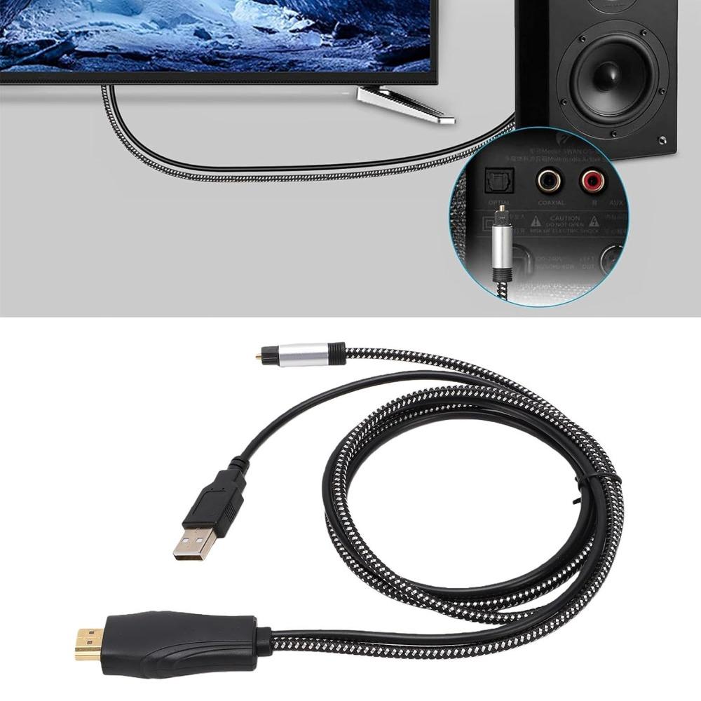 192KHz 24bit eARC ARC to Optical Converter Optical Audio Adapter Soundbar Connection