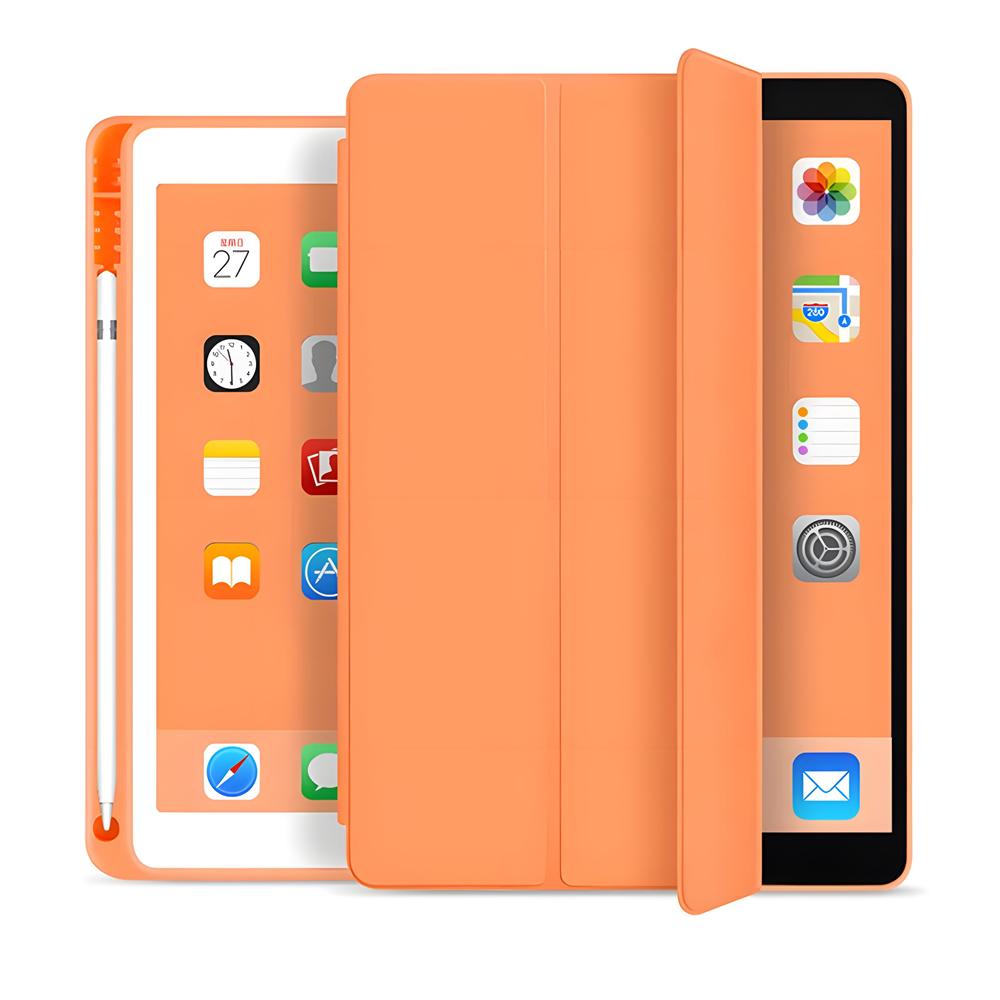 С чехлом-держателем для карандаша для iPad Pro 13 2024 12.9 2021 10.2 7/8/9/10th Чехол для iPad Air 11 2 4 5 Mini 5 6 Портативный чехол для iPad Pro 11 поколения