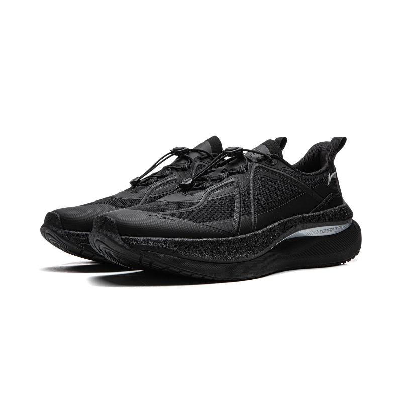 Li-Ning Мягкие Повседневные Мужские Кроссовки Низкие Soft Go Max Черные AGLW085-1