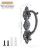 Vintage Cast Iron Door Handle Wall Decoration Simple Handle Old Bungalow Wardrobe Cabinet Door Handle Accessories
