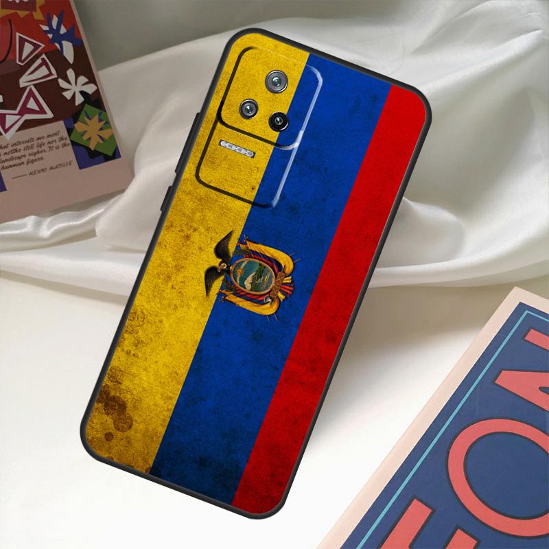 Ecuador Flag Case For POCO X6 Pro M6 X5 X3 M5s F3 F5 Xiaomi 14 Ultra 13 12 Lite 11T 12T 13T Pro Coque
