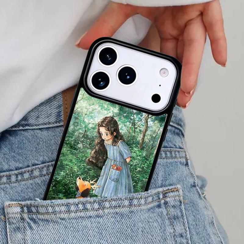 Чехол для телефона 'Дневник лесной девочки' для iPhone 17 Pro Max 12 13 14 15 16e 17 Pro Max Plus Air Cover