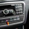 Углеродное волокно для Mercedes Benz W176 GLA X156 CLA C117 AB Class CD Панель Накладка Наклейка Интерьер автомобиля