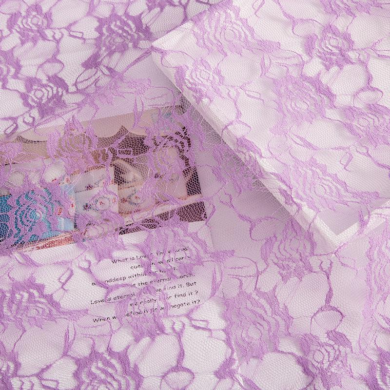 Неэластичная сетчатая ткань с розовым кружевом для юбок, штор и свадебных фат