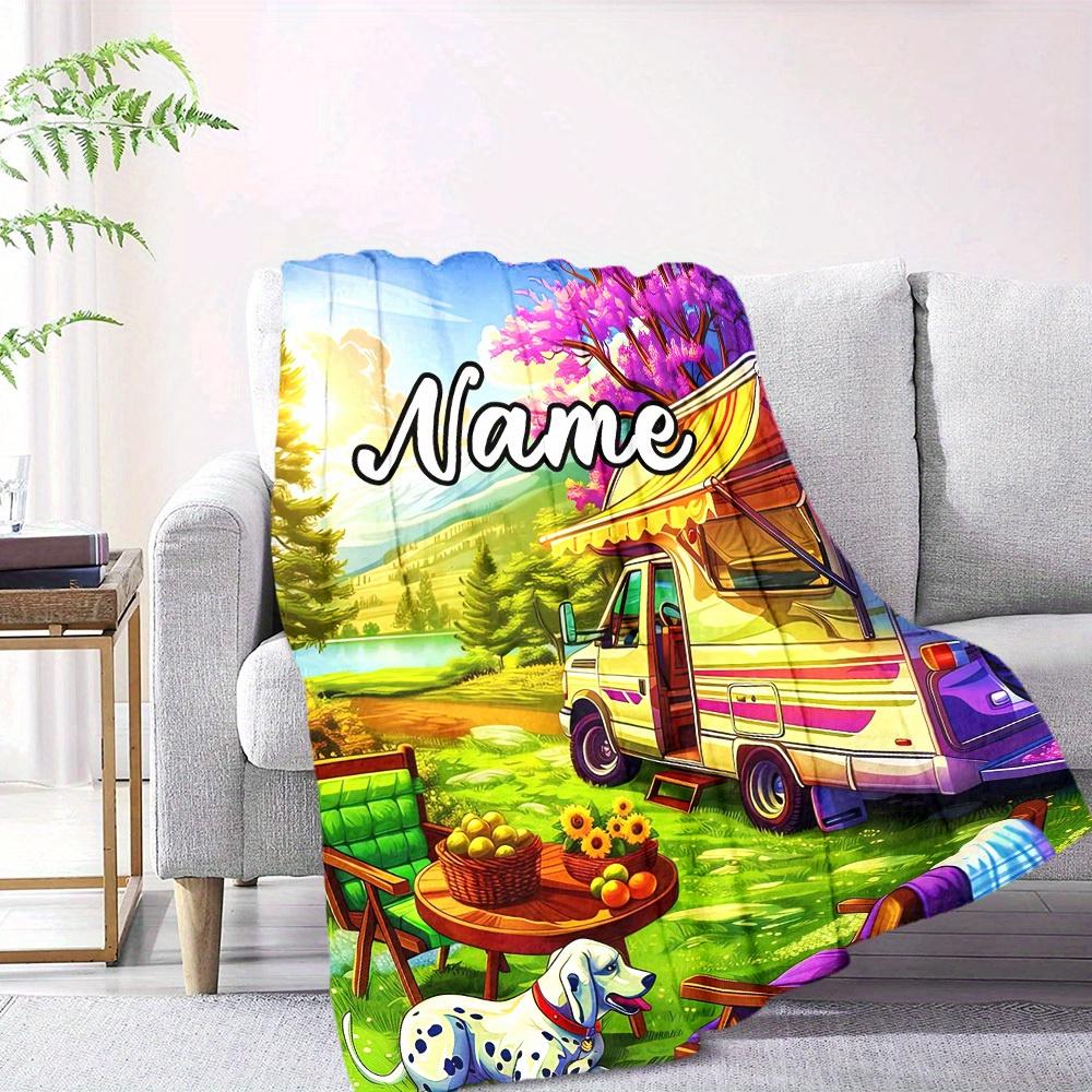 Home Custom Blankets Comfortable Soft Lightweight Allseason Multipurpose Blanket For Picnics Sofas Offices Beds Living Rooms Perfect Gift For Friends