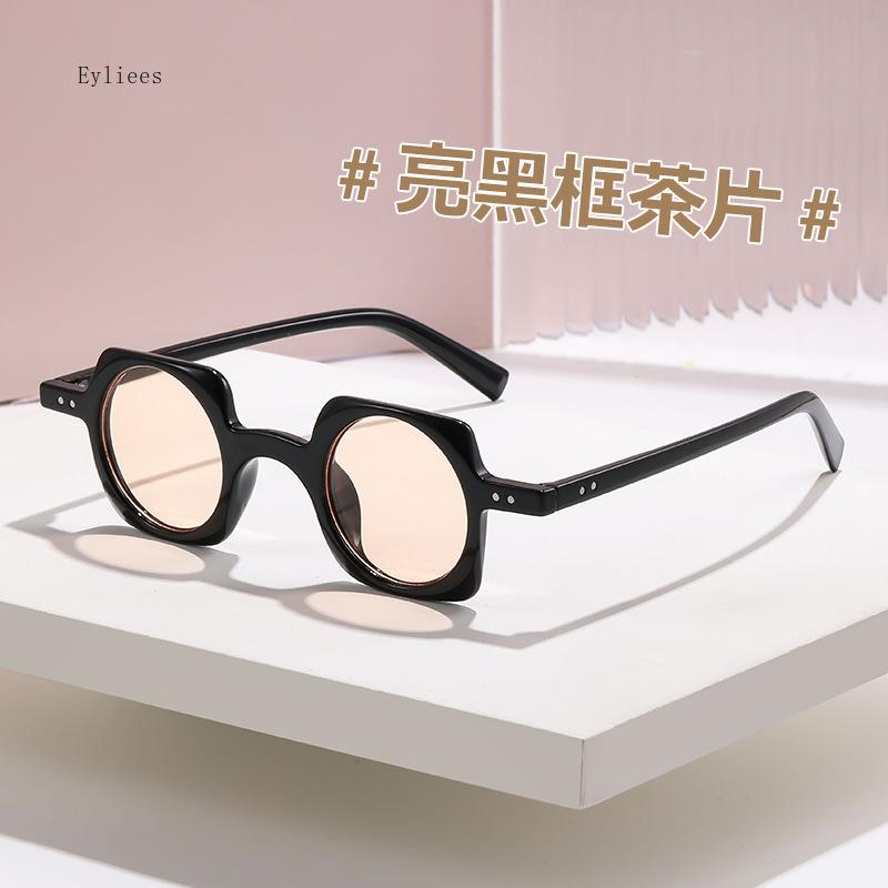 Ретро Маленькие Квадратные Солнцезащитные Очки Женские Модные Прозрачные Круглые Океанические Линзы Очки Мужские Панк Заклепки Солнцезащитные Очки Тени UV400 gafas de sol