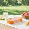 Силиконовая форма для кубиков льда с крышкой для замораживания, контейнер для хранения, форма для ледяных блоков