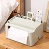 Tissue Box Napkin Holder Remote Control Storage Desk Organizer Office Multifunctional Sundries Container Storage Home