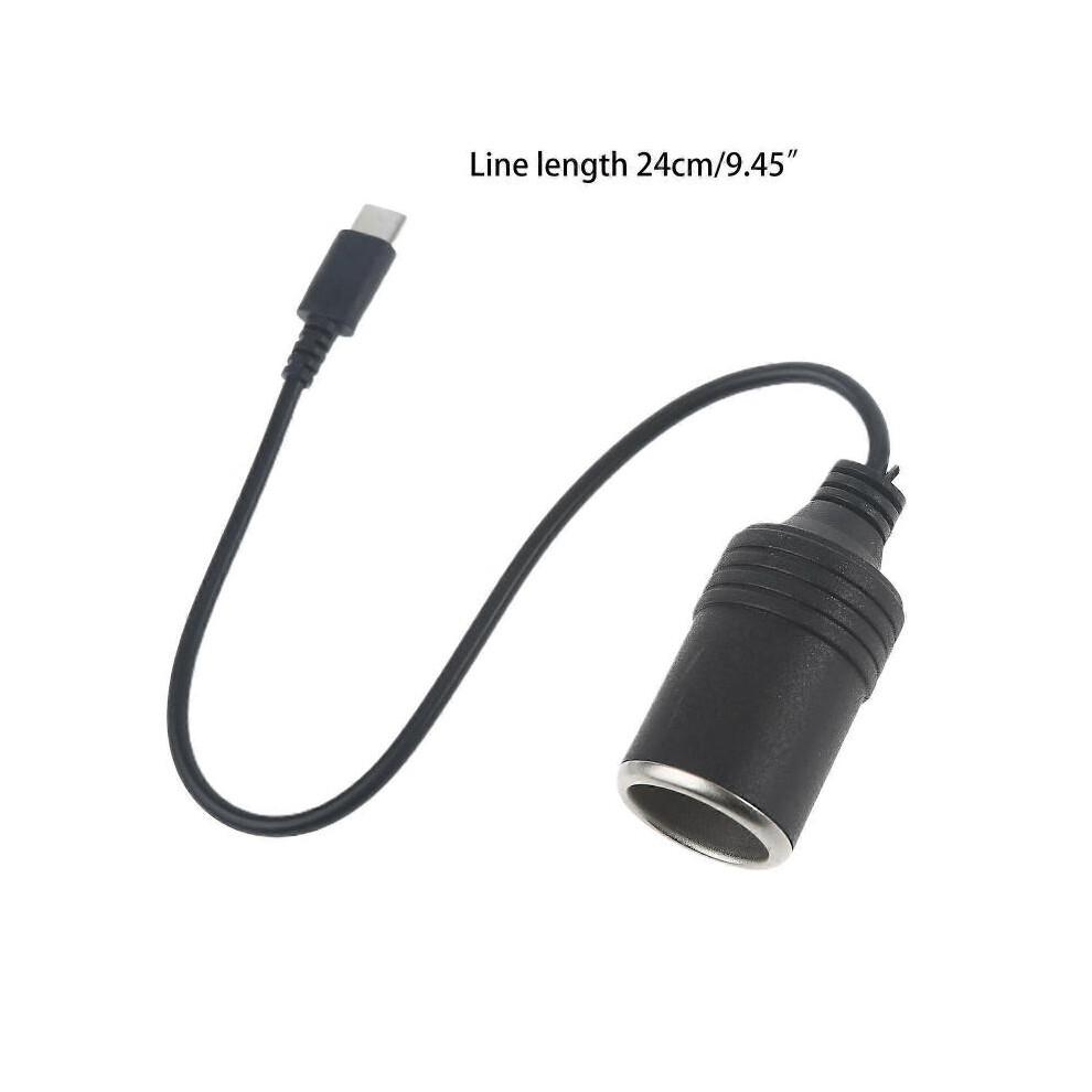 USB C PD до 12 В 60 Вт автомобильный прикуриватель женский конвертер адаптер шнур для автомобильного зарядного устройства автомобильный пылесос