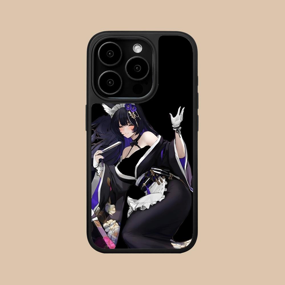 Azur Lane Мусаси Матовая Поверхность Чехол для Мобильного Телефона для iPhone 17 16 15 14 13 12 11 Air Pro Max Plus Цветной Чехол