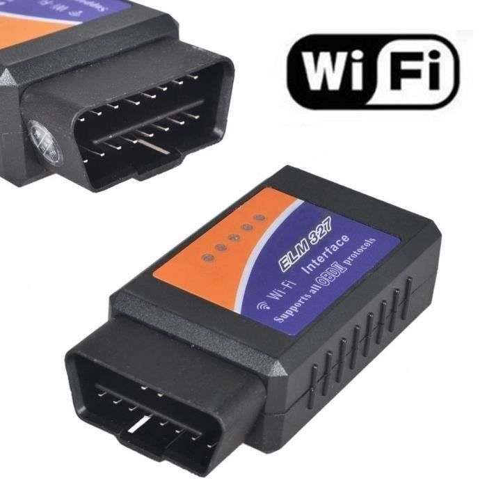 Freesoo Valise Diagnostique Automobile Elm327 Obd2 Wifi Scanner Auto Diag~Yj14679