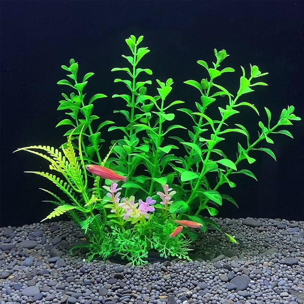Aquarium Decor Artificial Aquatic Weeds Fish Tank Grass Artificial Plants Plastic Water Plant