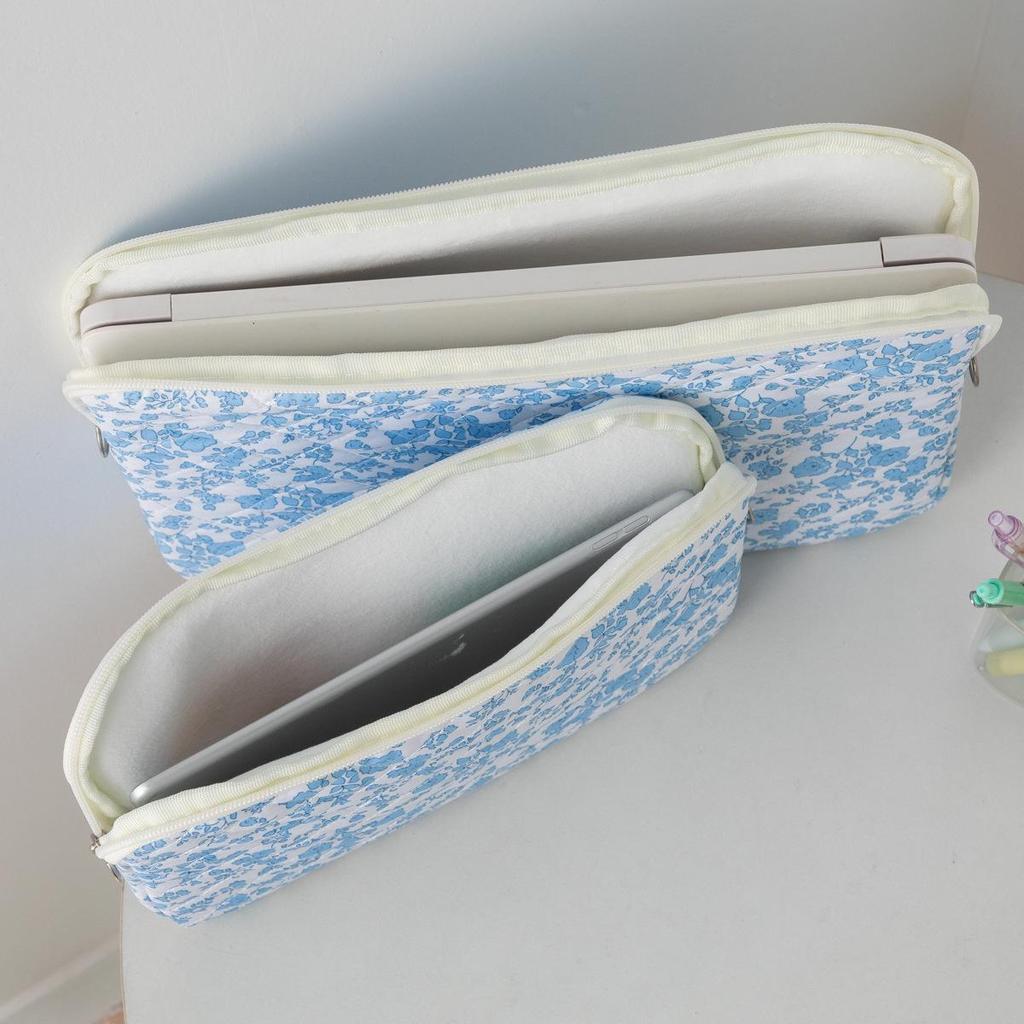 Корейский цветочный чехол для ноутбука – Защита 11, 13, 15 дюймов