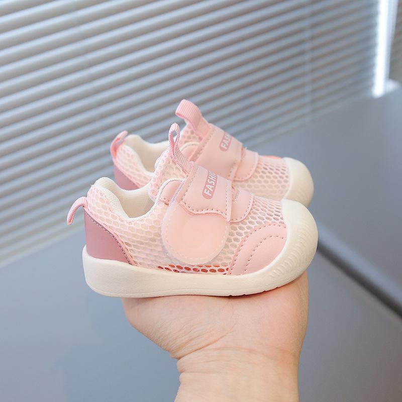 2025 лето девочки одинарная сетка обувь для малышей полая сетка детская домашняя обувь мальчики функциональная обувь