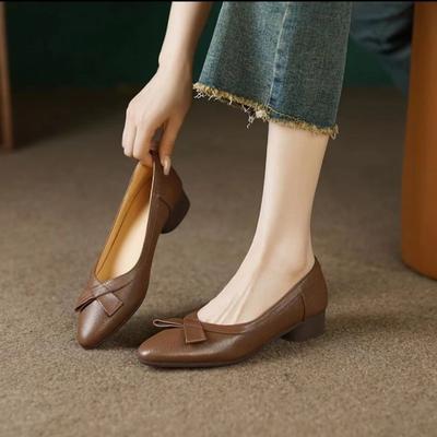 Популярная высококачественная женская обувь на каблуках, однотонная, без шнуровки, с манжетами, легкая, однотонная, женская обувь