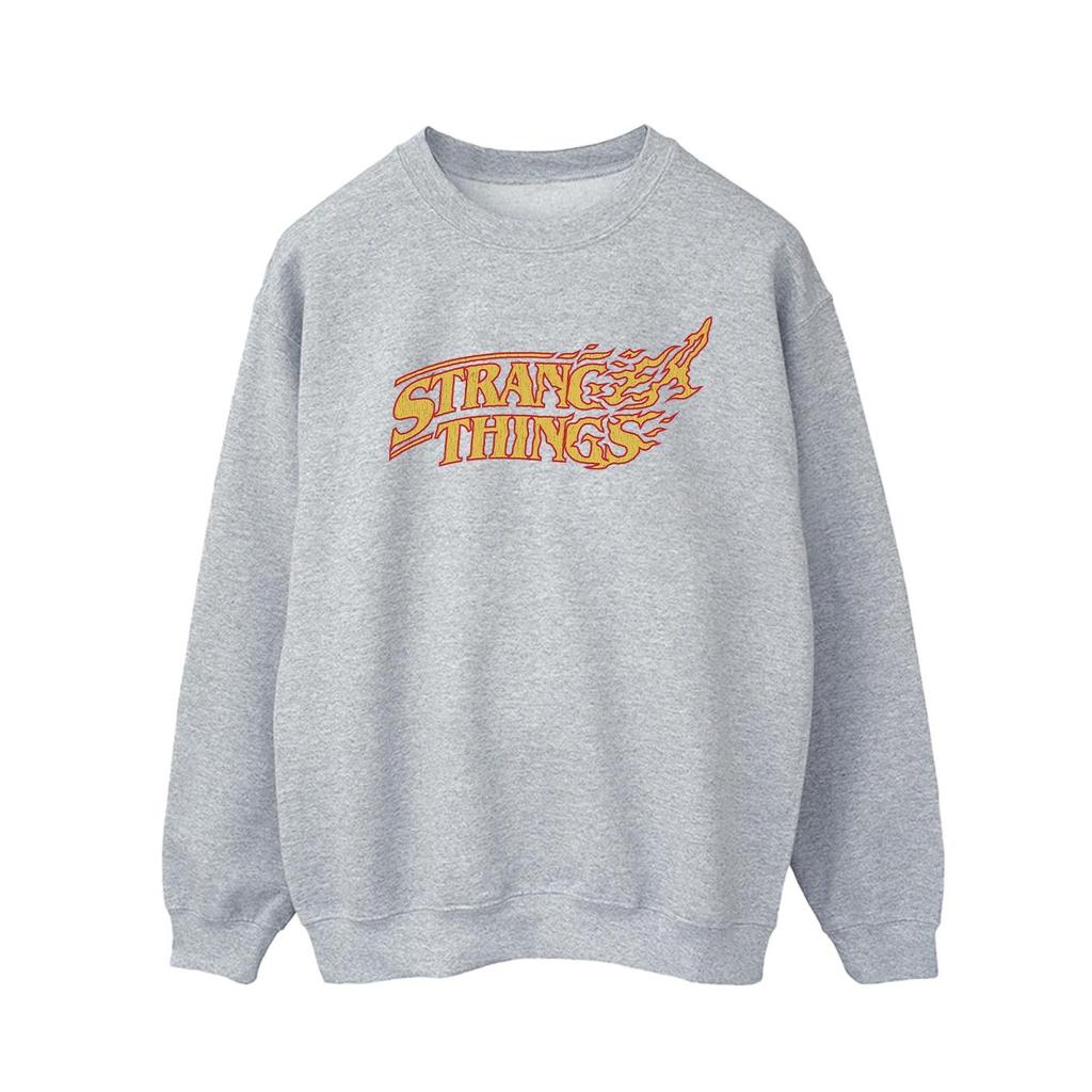 Netflix Mens Stranger Things Logo Breaking Sweatshirt