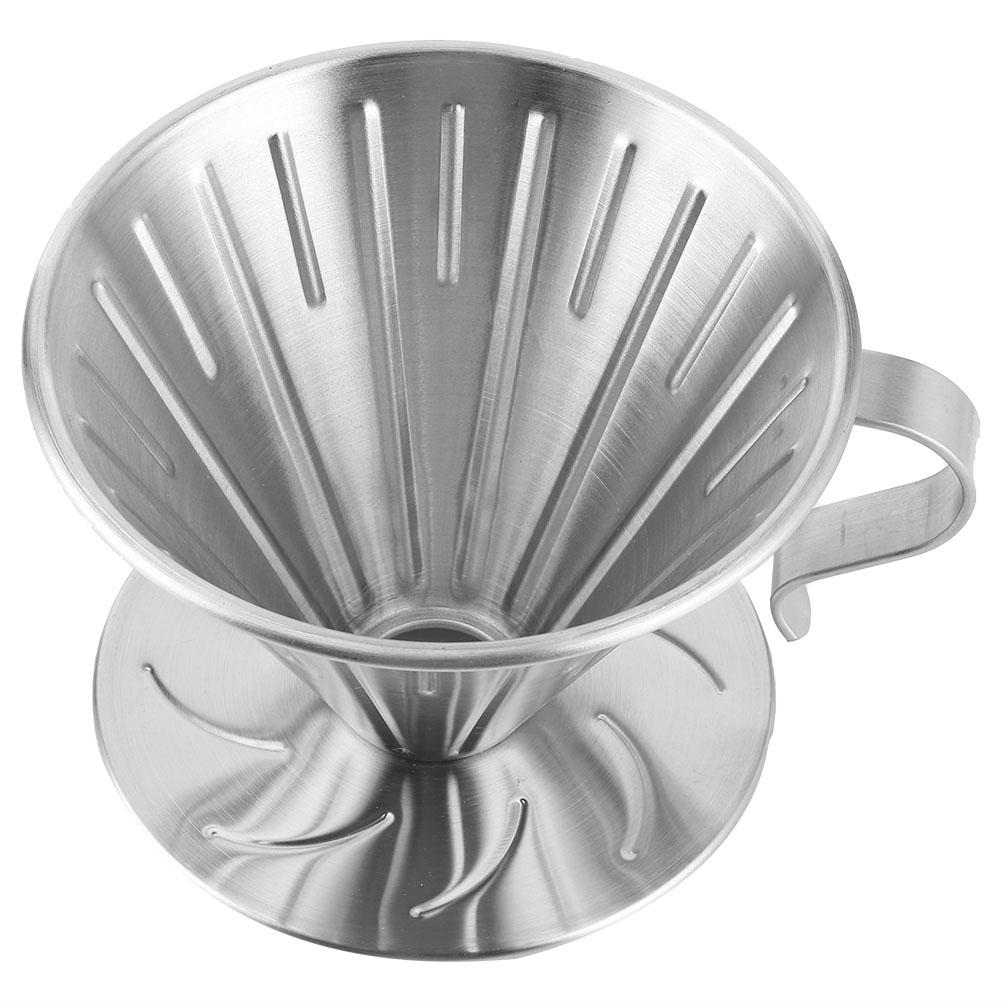 Нержавеющая сталь Pour Over Coffee Dripper Cone Filter Cup Stand Coffee Machine Accessories Home