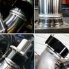 High Quality 5" Exhaust V-band Clamp Quick Release HD Clamp For 127mm Radiator Hose Wastegate Flanges Turbo Dump Pipe