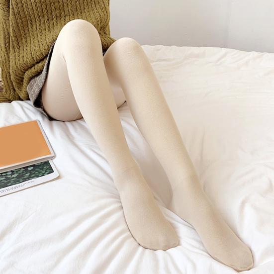 Женские колготки Высокая эластичность Плотная посадка Подчеркивающие изгибы тела Брюки для ягодиц Осень Зима Бархатная подкладка Леггинсы