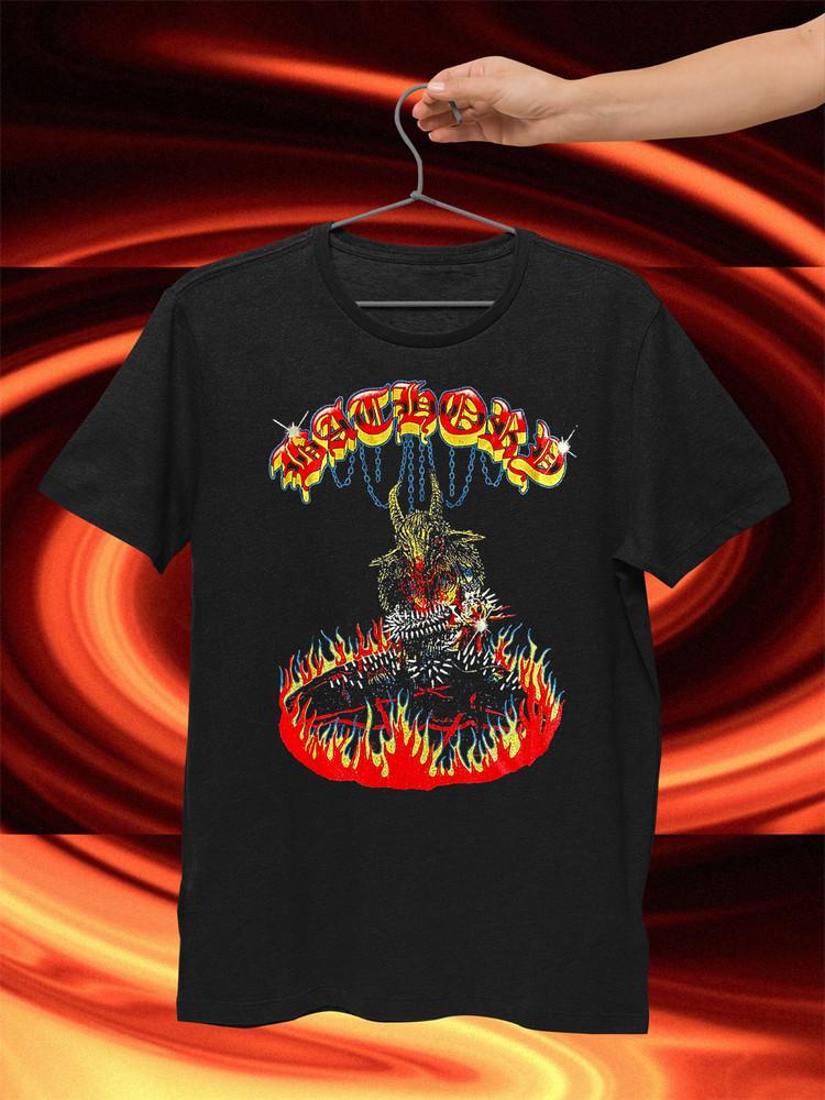 Редкая новая хлопковая черная футболка BATHORY с коротким рукавом Размеры S-4XL Унисекс