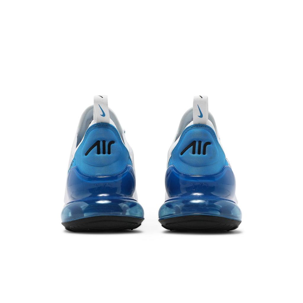 Nike Air Max 270 'Белый Фото Синий' (унисекс) Белые / Черные-Фото Синие-Чистый Платиновый Беговые Кроссовки AH8050 110