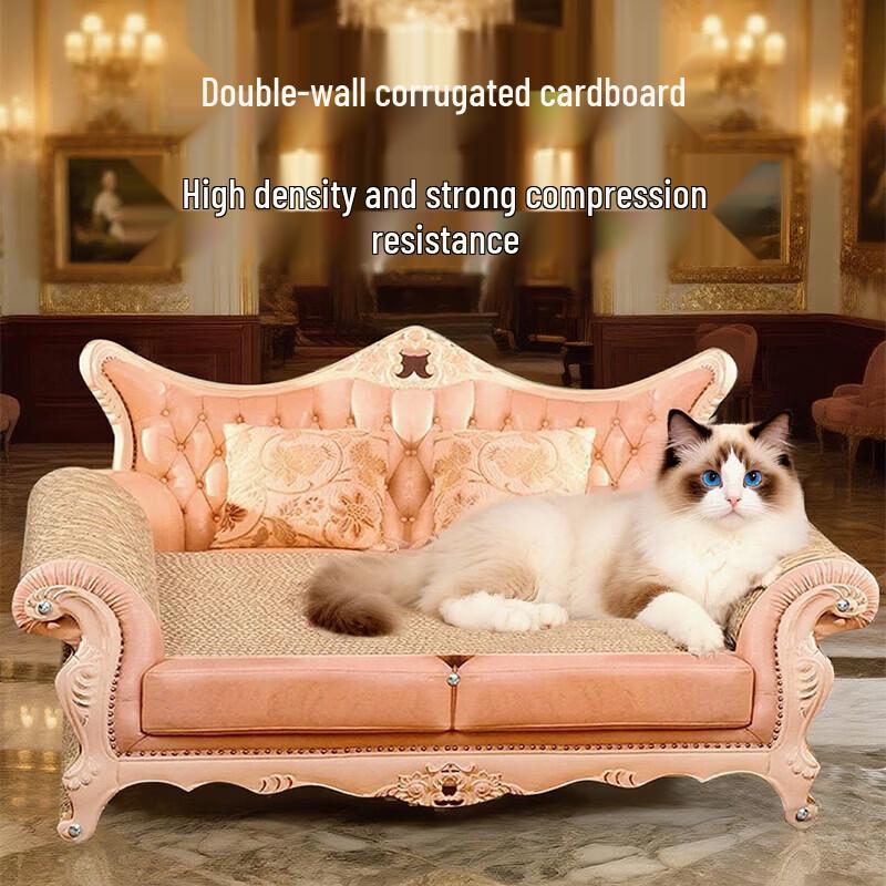 Luxury Vintage Sofa Cat Scratcher & Bed