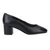 Womens/Ladies Anna Leather Wide Court Shoes